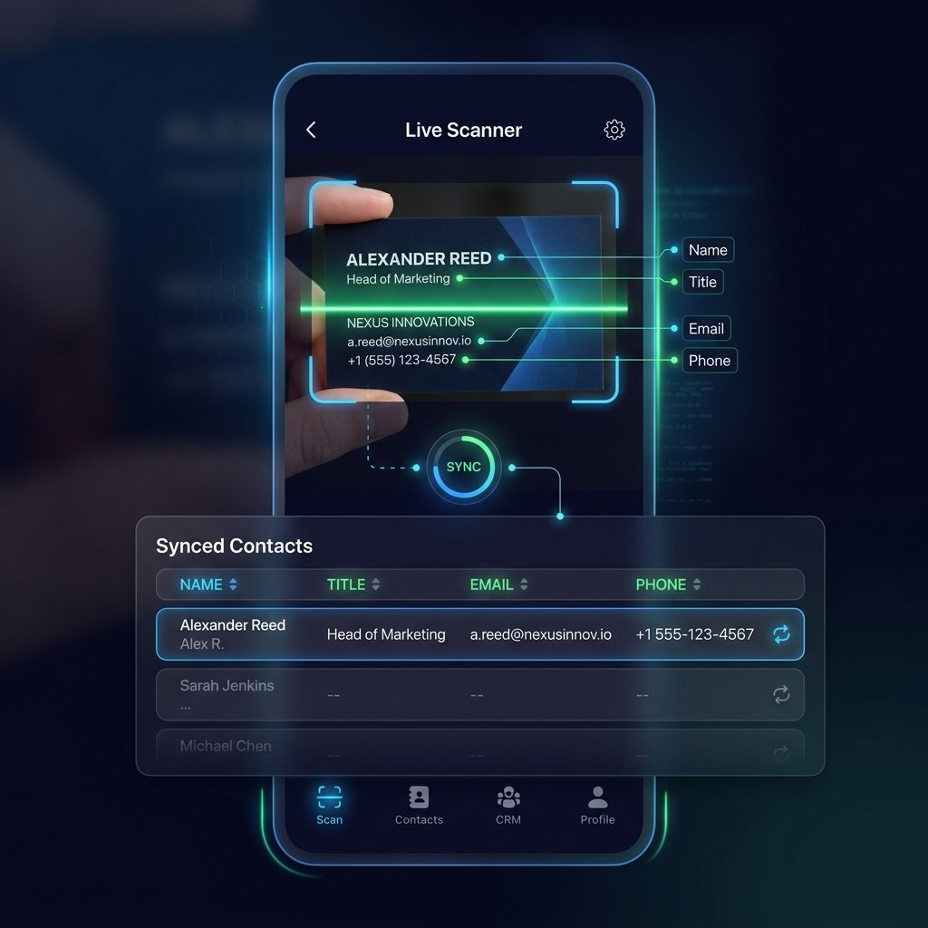 AI OCR Scanner Mockup